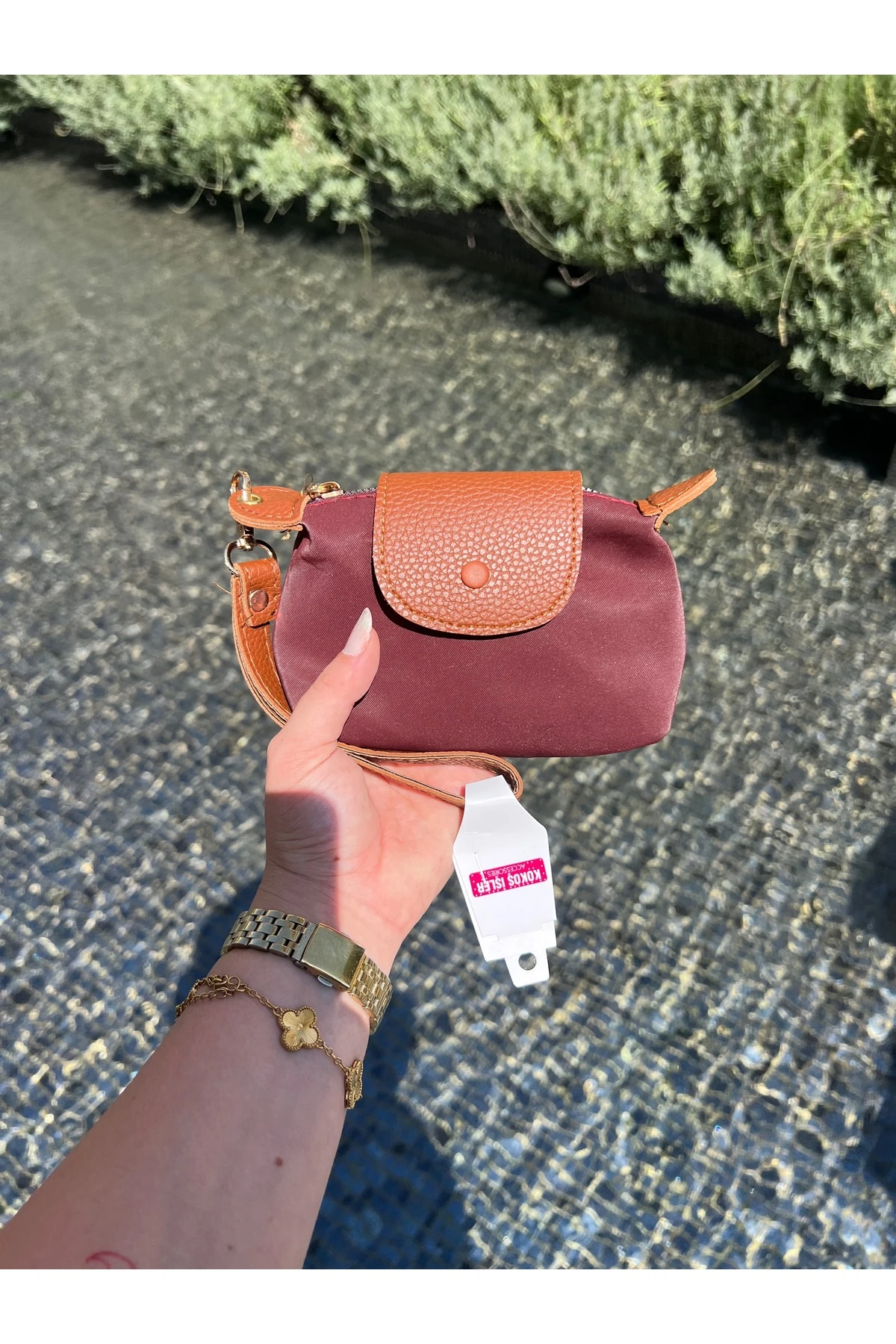 Longchamp mini bordo çanta