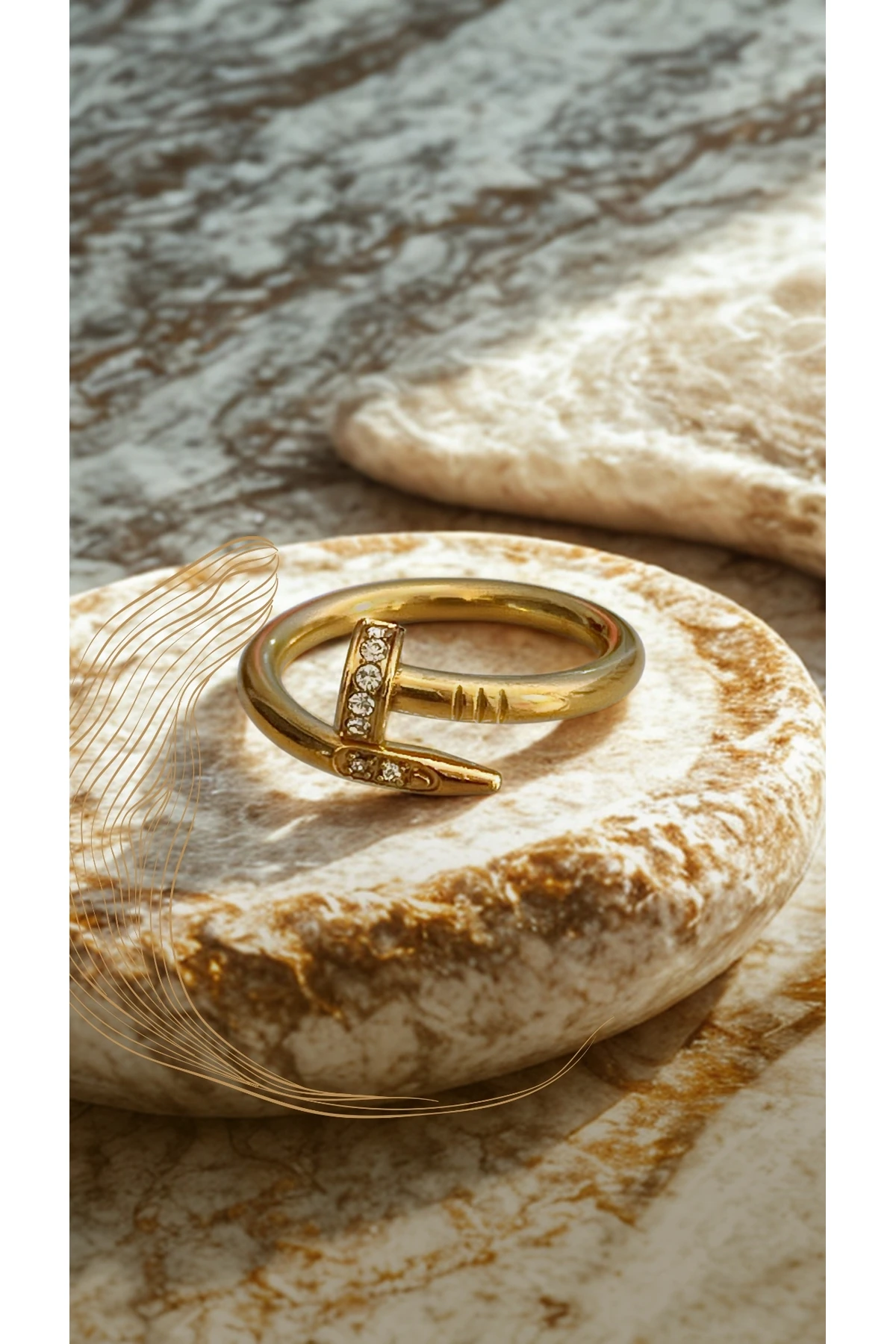 Çivi Çelik Yüzük