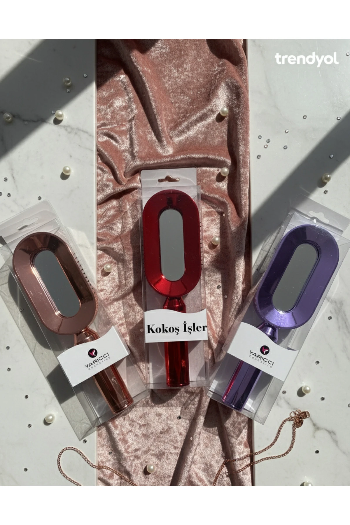 Metalik Tüm Saç tipine uygun tarak