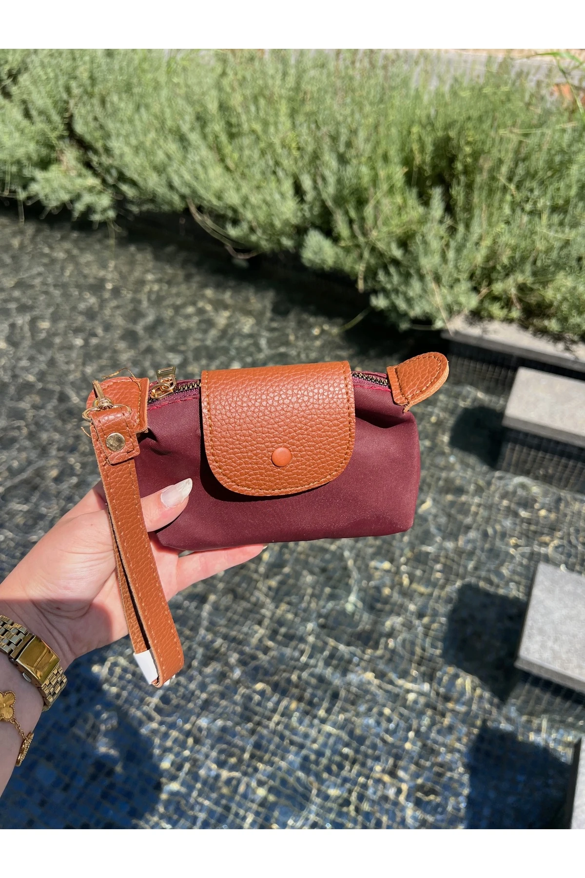 Longchamp mini bordo çanta