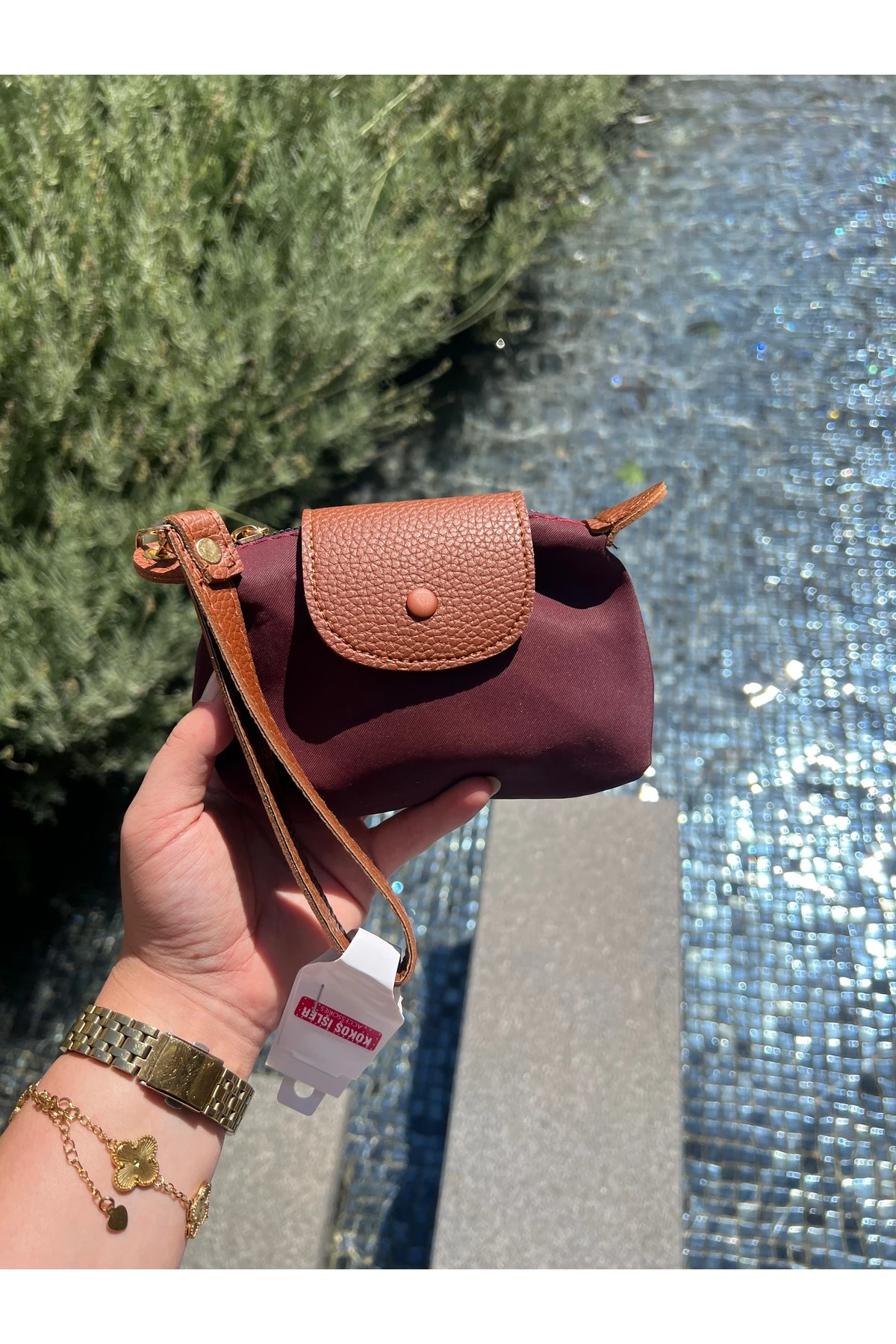 Longchamp mini bordo çanta