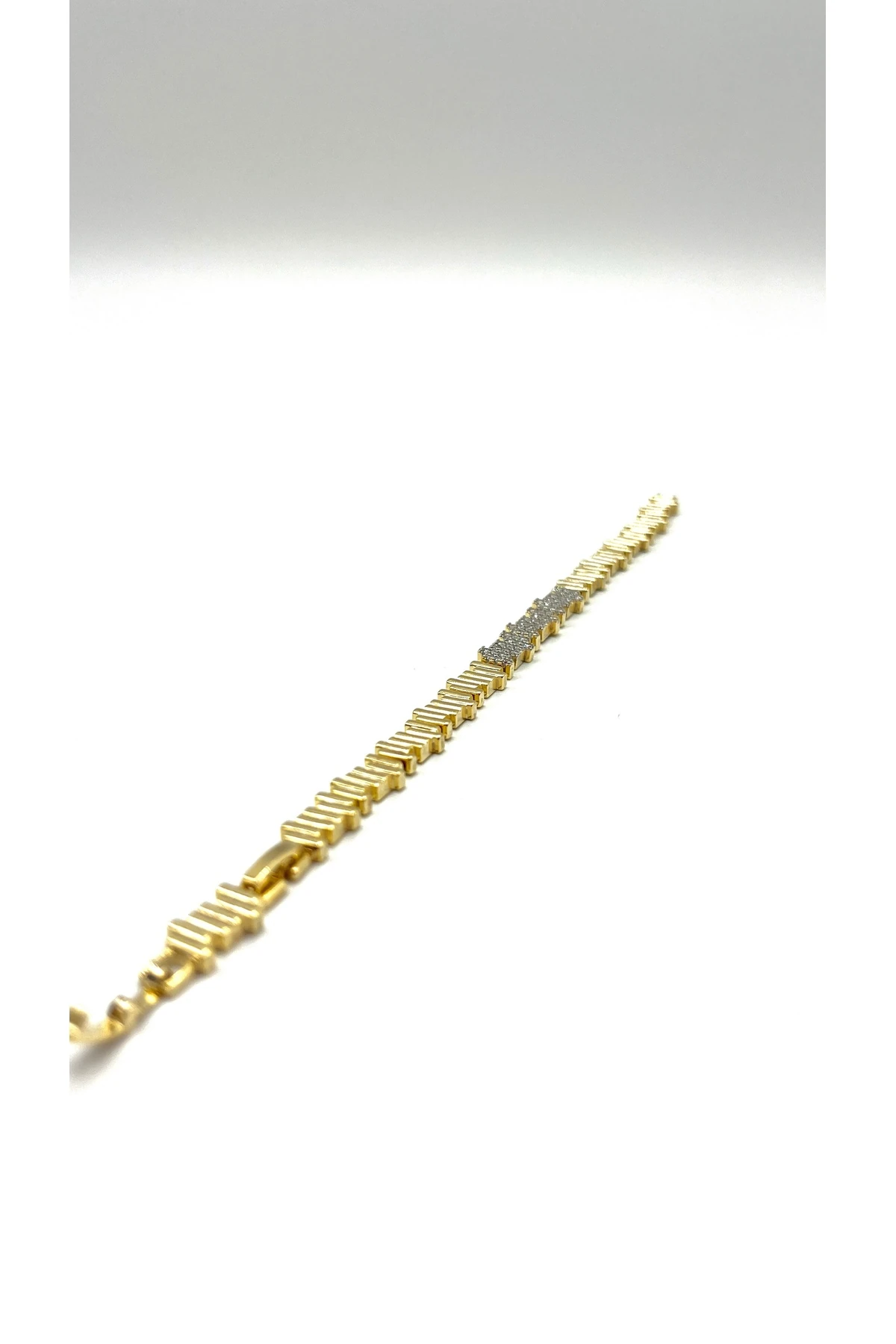 Altın geçit, taş kaplama bileklik