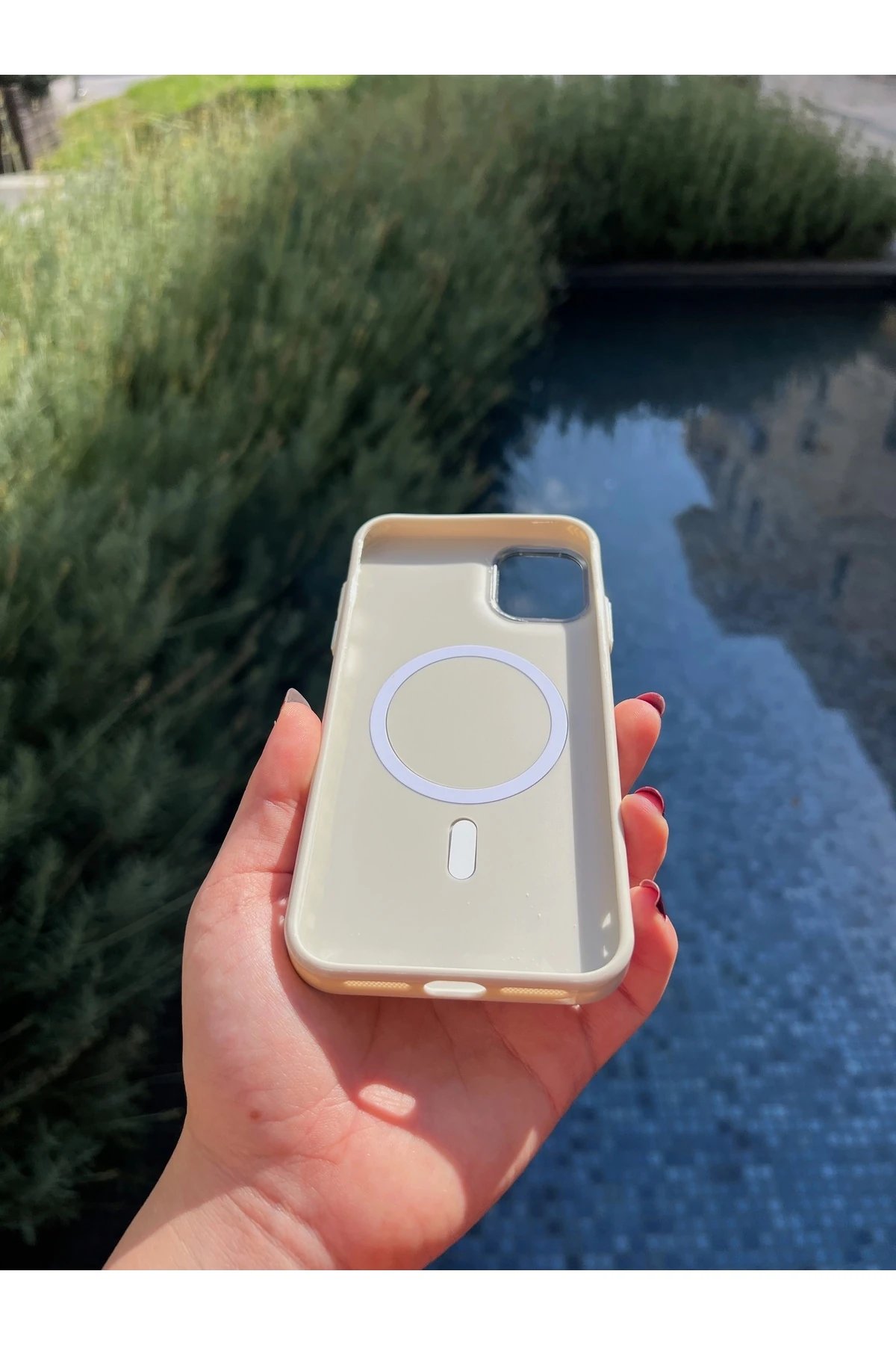 Işıltılı MagSafe Uyumlu İphone 11 Telefon Kılıfı - Şeffaf, Pembe ve Simli Renk Seçenekleri