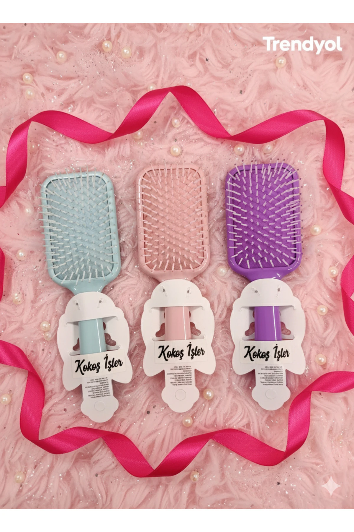 Aynalı tüm saç tiplerine uygun tarak