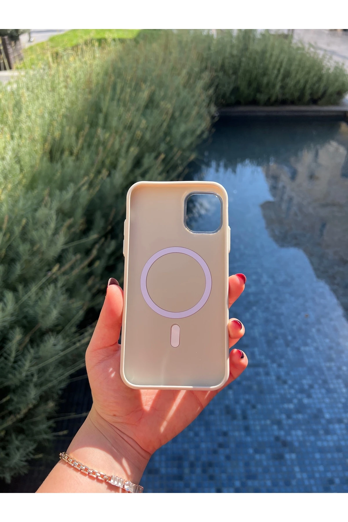 Işıltılı MagSafe Uyumlu İphone 11 Telefon Kılıfı - Şeffaf, Pembe ve Simli Renk Seçenekleri