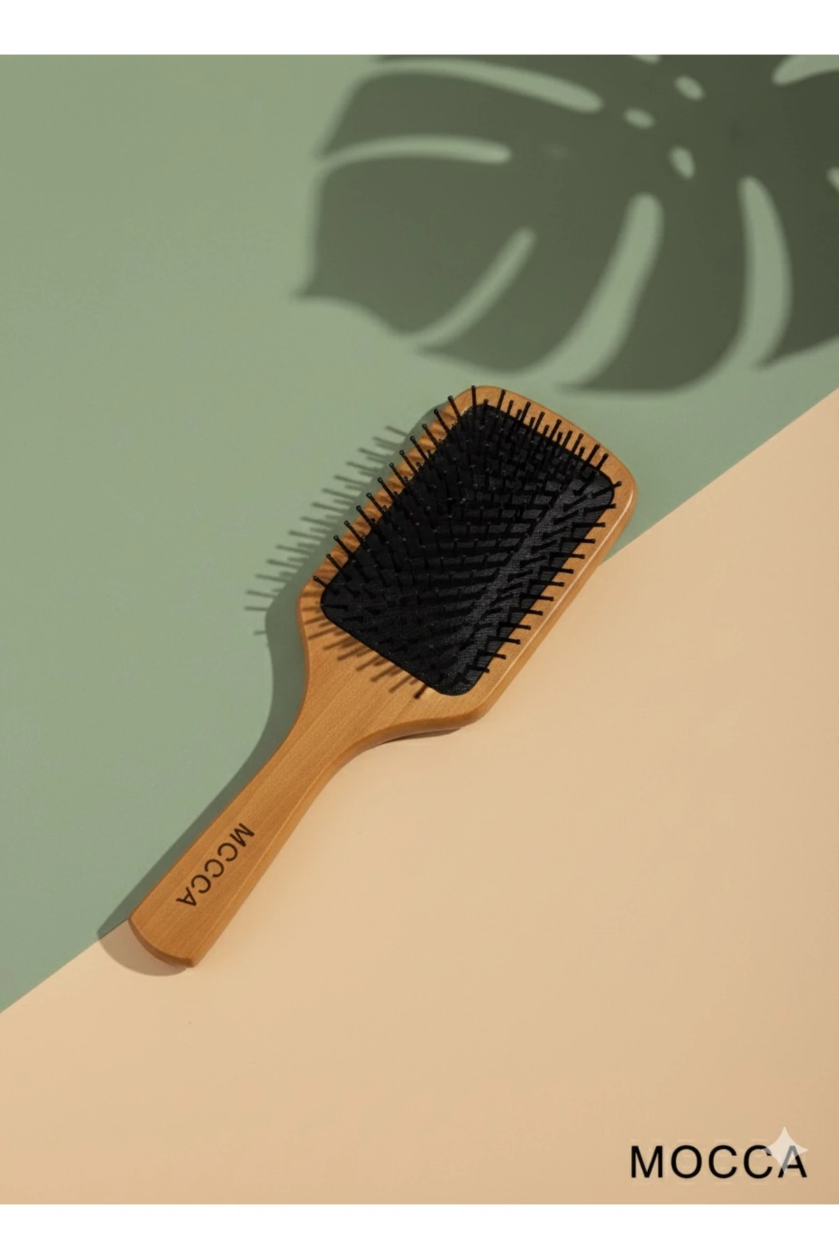 Doğal Ahşap Saç Fırçası - Statik Elektrik Karşıtı Masaj Etkili Tarak