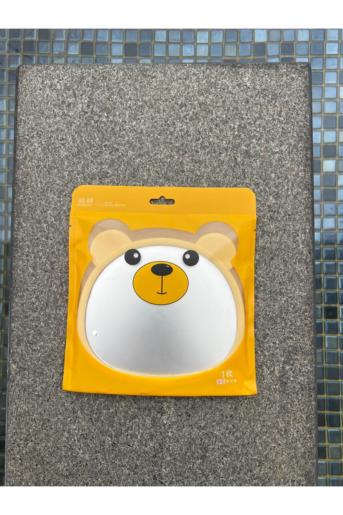 Sevimli Karakterli Yuvarlak Taşınabilir Ayna