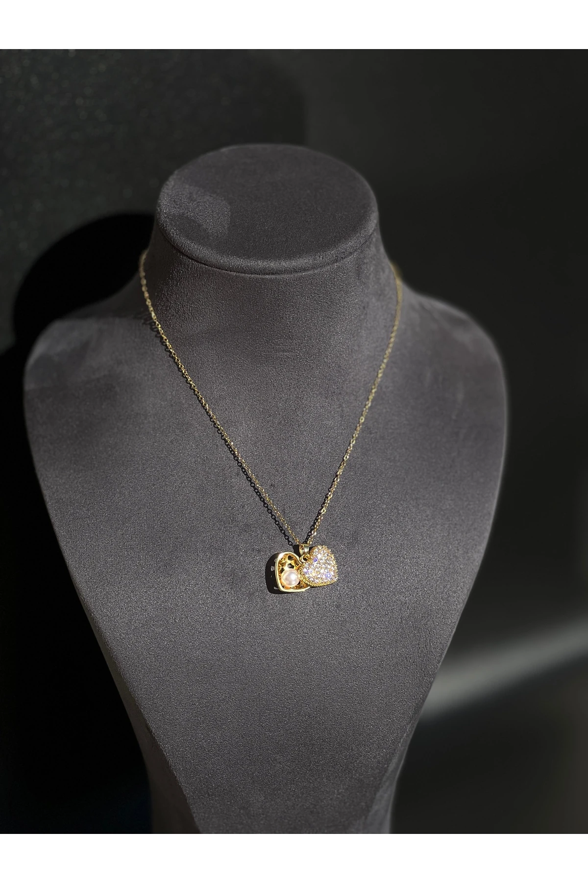 Kalpli açılabilir inci kolye