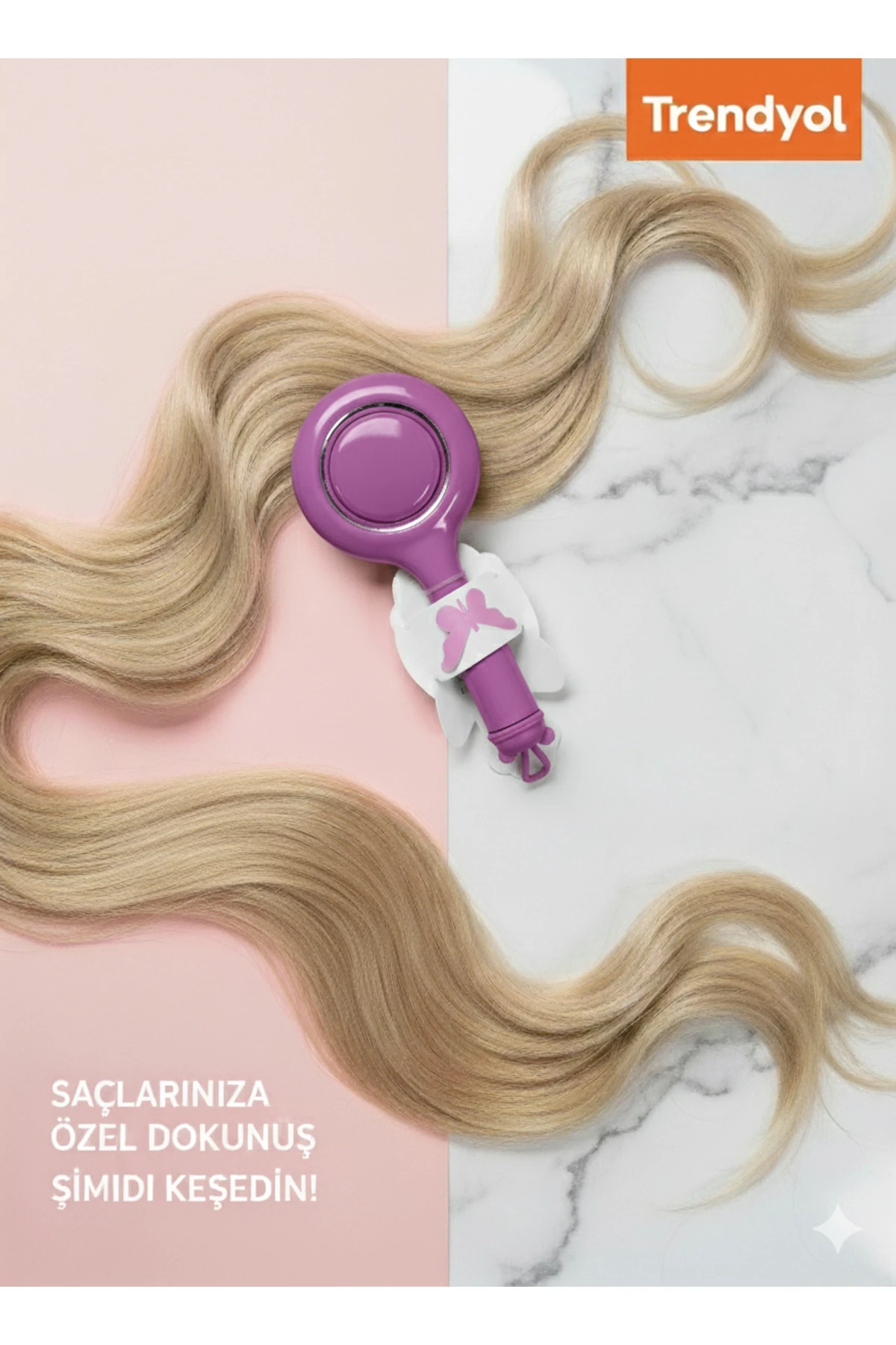 Hassas Saçlar İçin Pürüzsüzleştirici Tarak - Tüm Saç Tiplerine Uygun