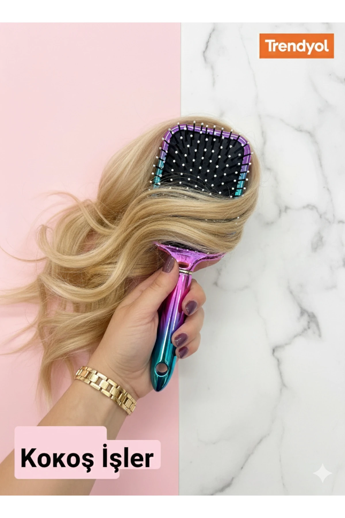 Hologram yumuşak saç tarağı