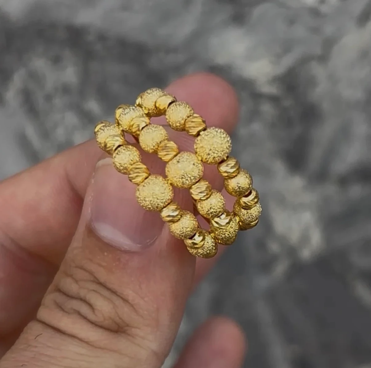 925 Ayar Gümüş Üzerine 22 Ayar Altın Kaplama Çoklu Küpe Kolye 