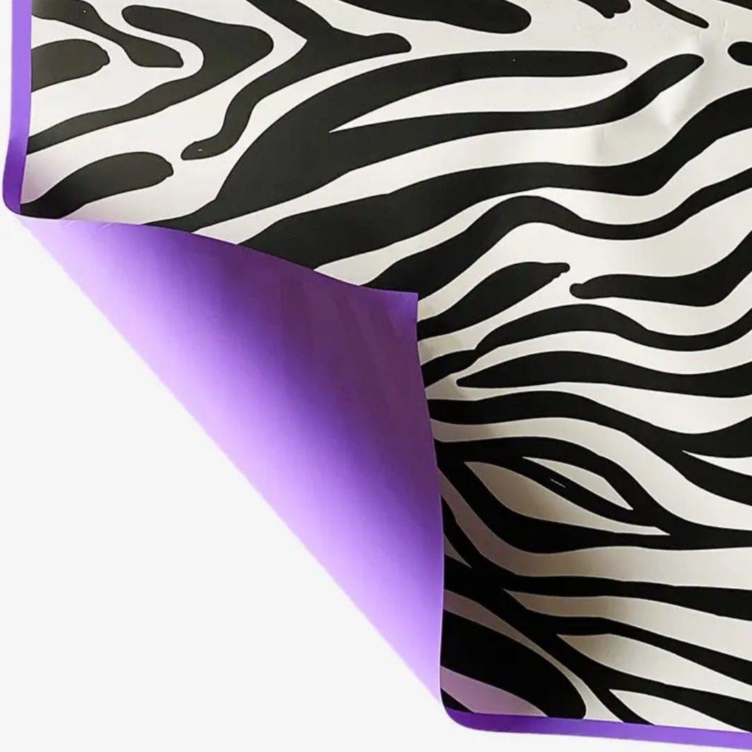 Zebra Çiçek Buketi Amabalajı
