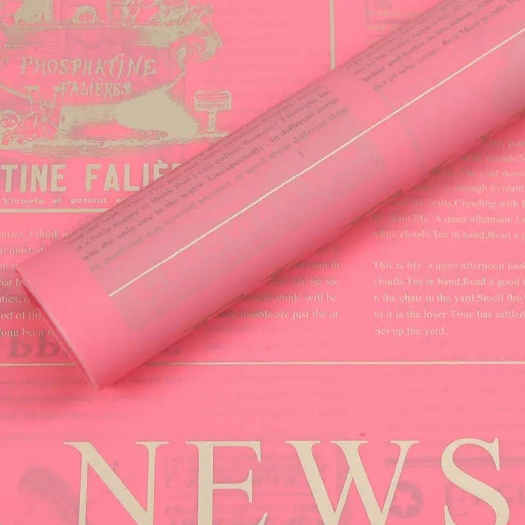 Fleur Newspaper Yazılı Gazete Buketlik