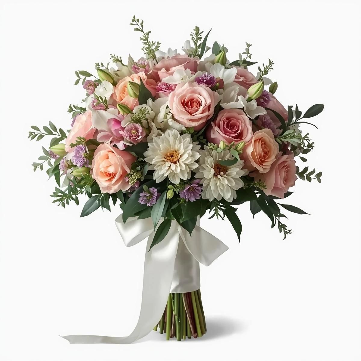 Saten Kurdele 2,5 cm - Beyaz