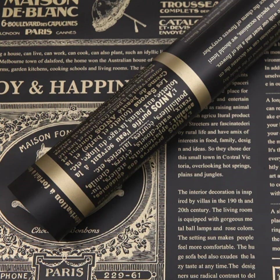 Fleur Newspaper Yazılı Gazete Buketlik