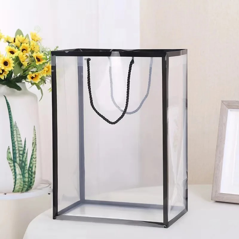 Şeffaf Buket Taşıma Çantası 10'lu Paket