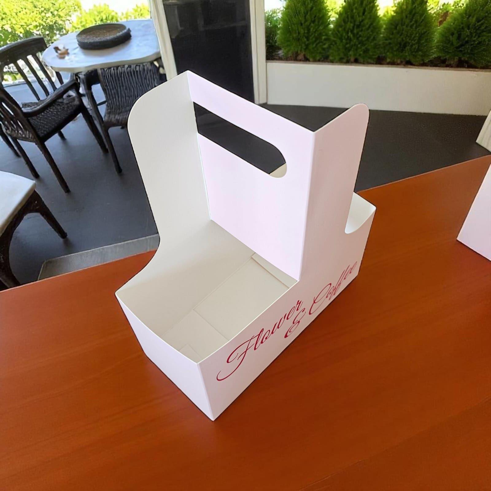 Pink 10-Piece Coffee and Flower Box