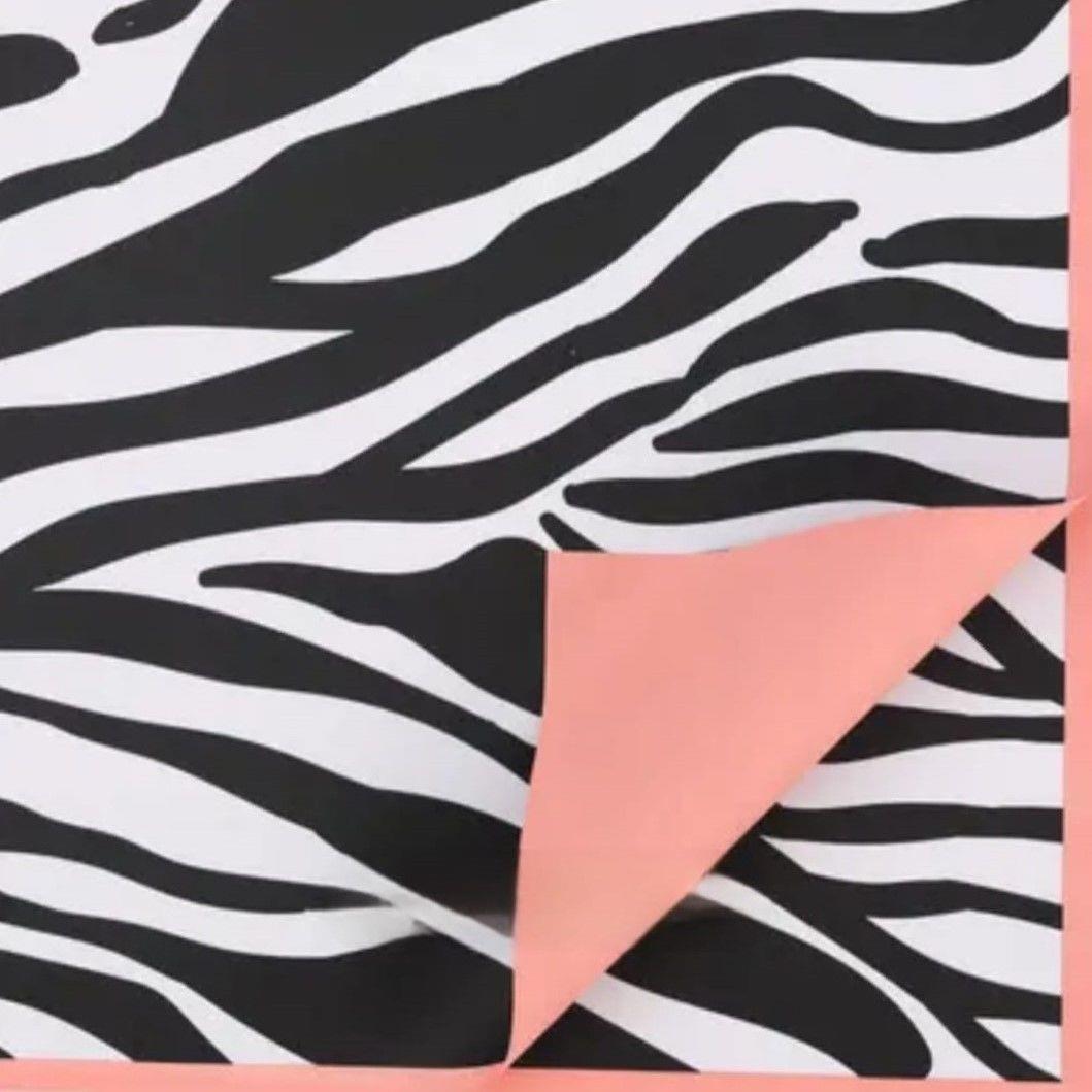 Zebra Çiçek Buketi Amabalajı