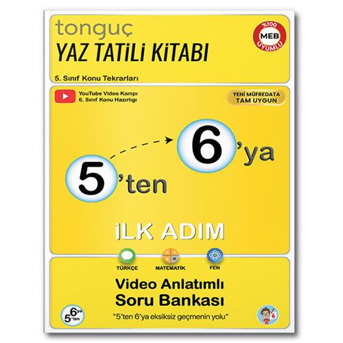 5'ten 6'ya Hazırlık Kitabı