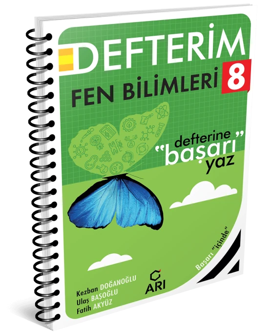 8 Sınıf Fenito Fen Bilimleri Defterim - arı yayıncılık