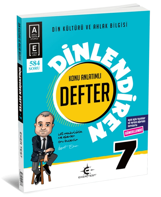 7 Sınıf Dinlendiren Defter - eker test