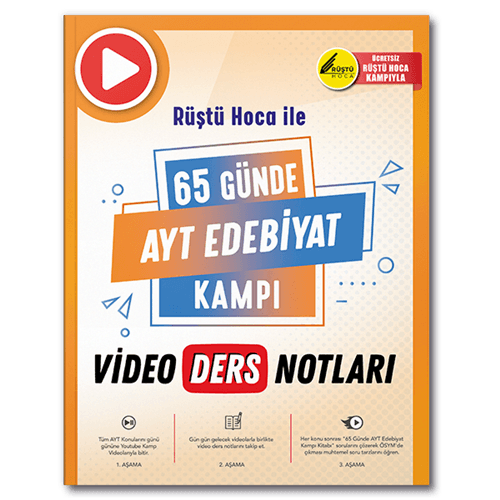 65 Günde AYT Edebiyat Video Ders Notları