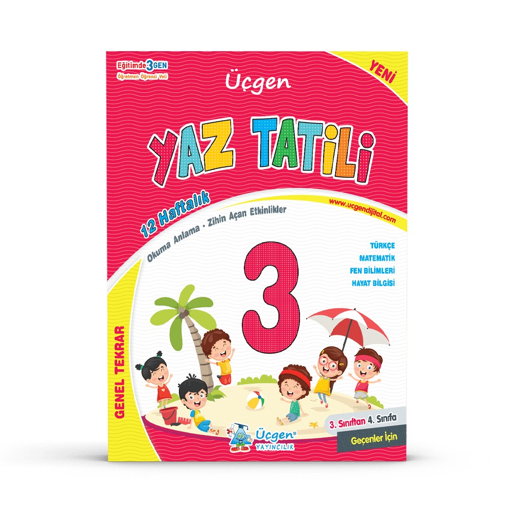 3.SINIF – YAZ TATİLİ – 12 Haftalık Tekrar