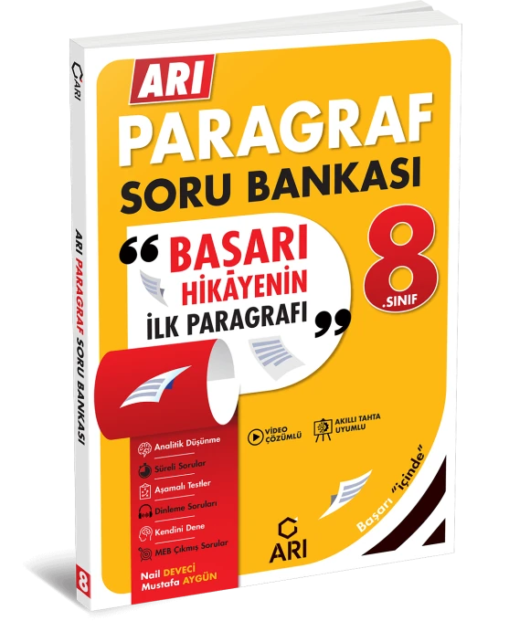 8 Sınıf Ari Paragraf Soru Bankası - arı yayıncılık