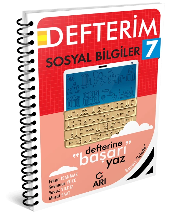 7 Sınıf Sosyalimo Sosyal Bilgiler Defterim - arı yayıncılık