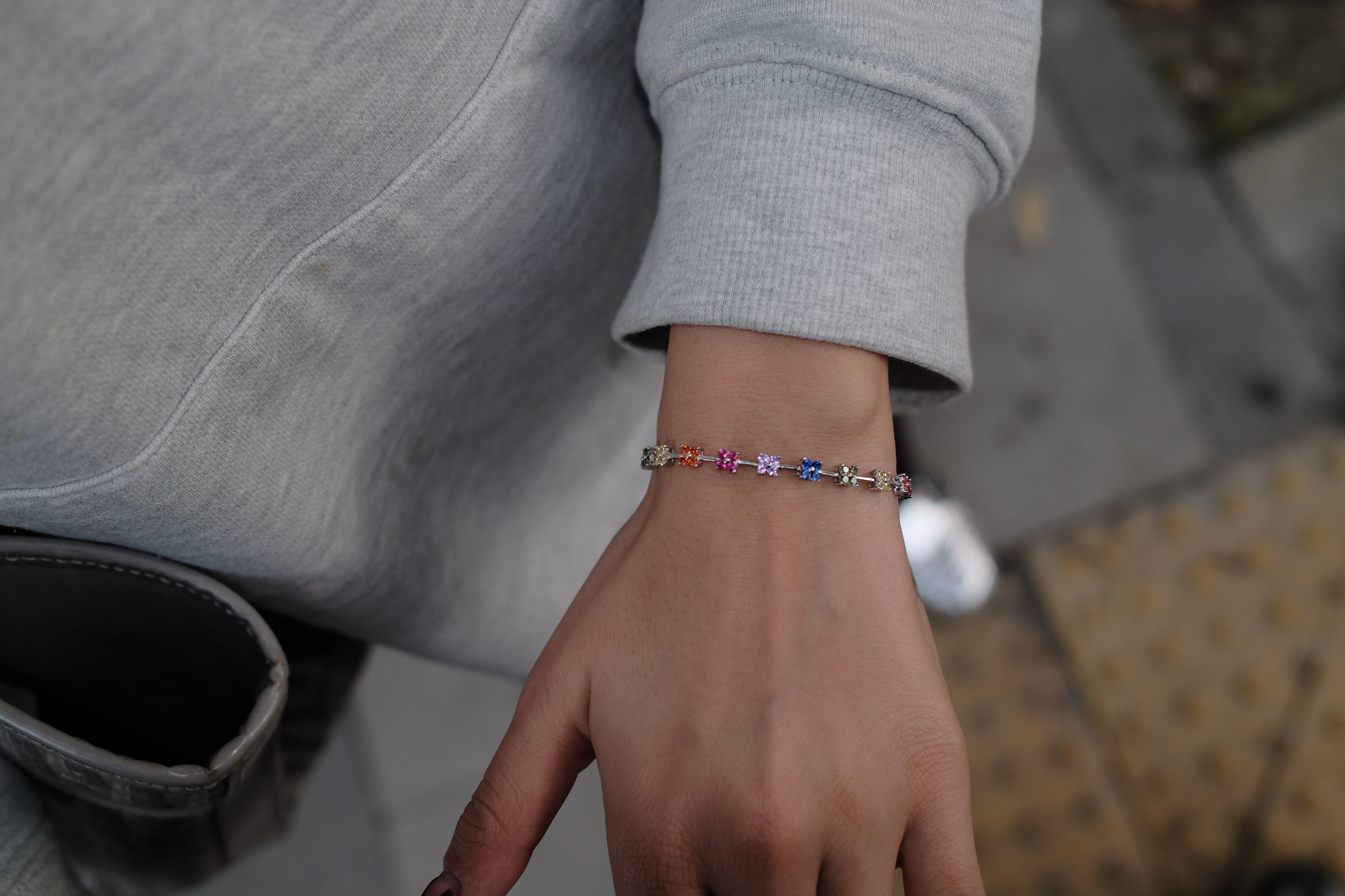 Colorful Clover Bracelet