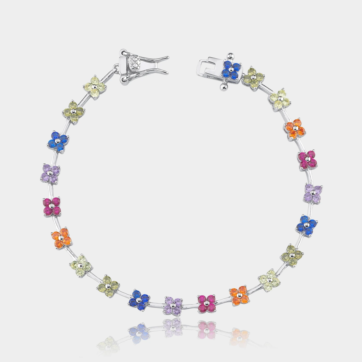 Colorful Clover Bracelet