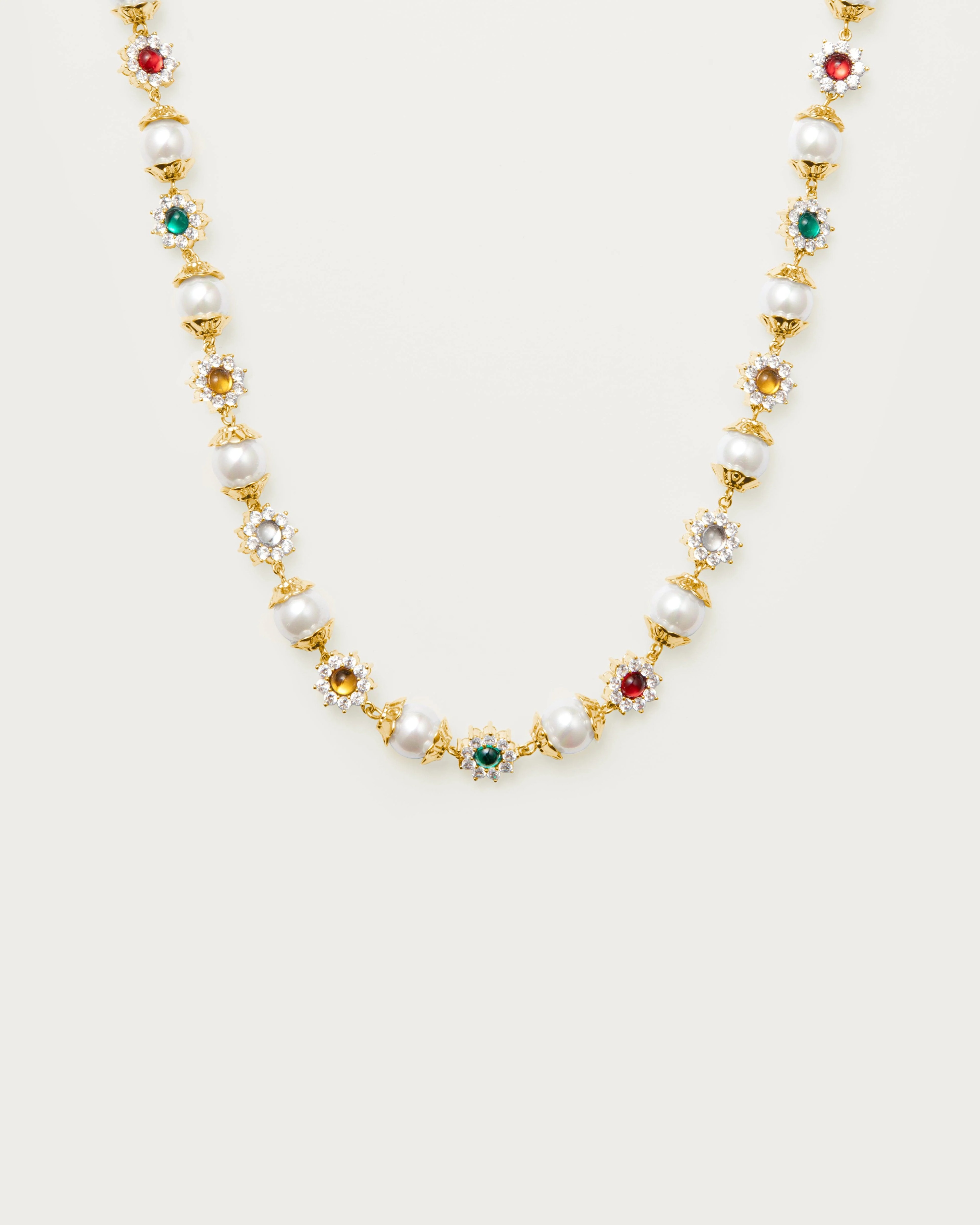 DAISY PEARL NECKLACE