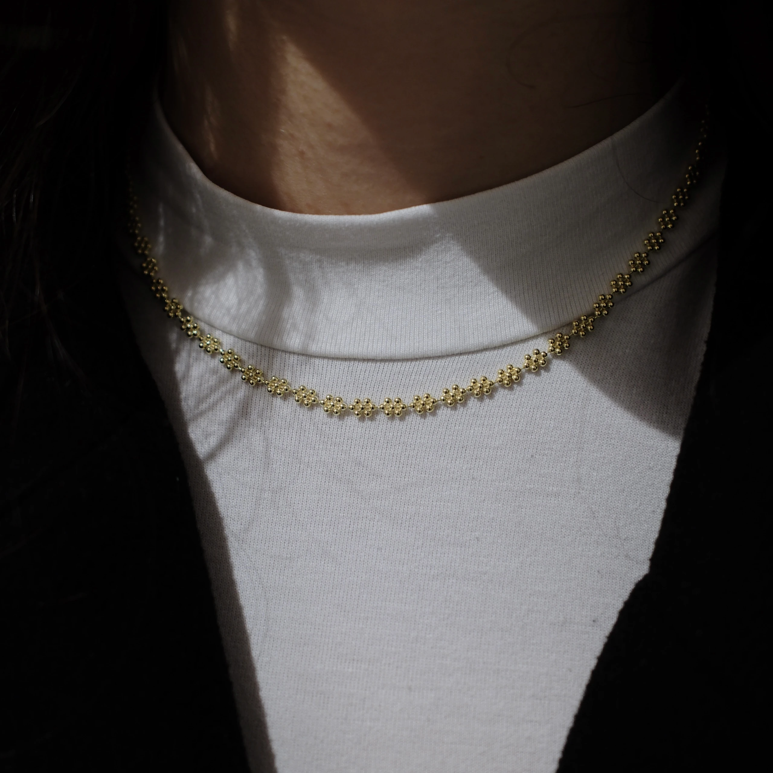 Flower Ball Necklace