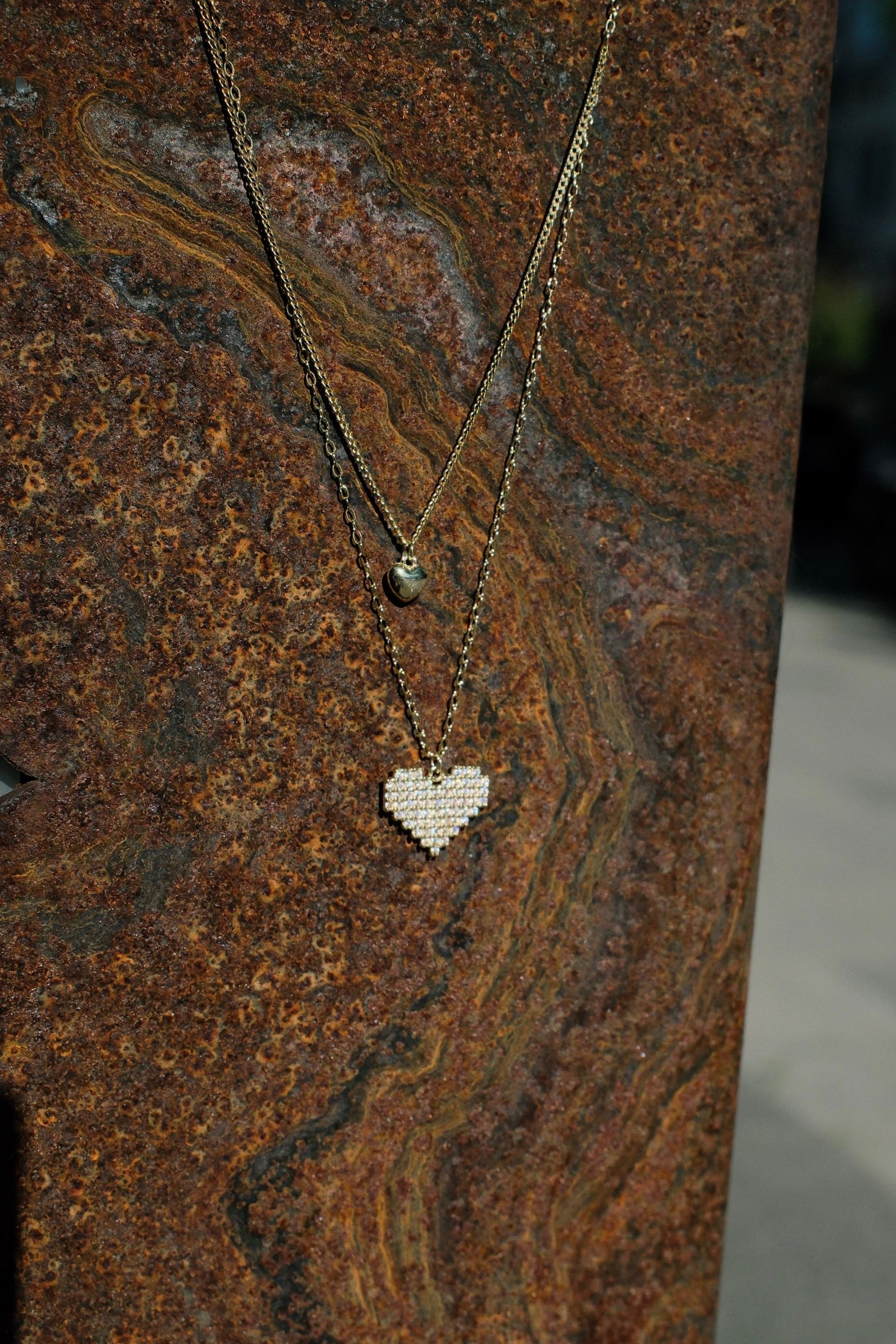 Pixel Heart Necklace