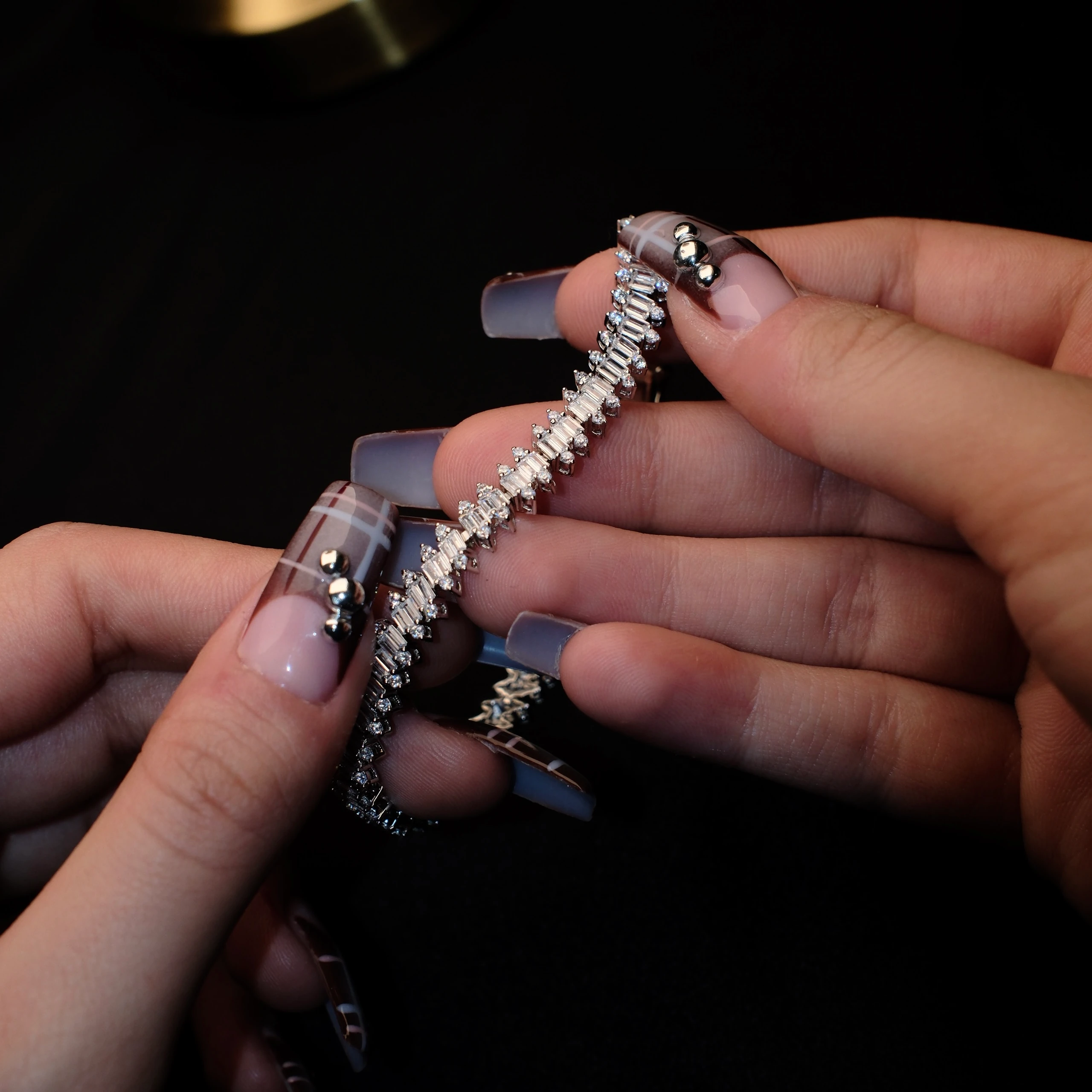 Baguette and Round Tennis Bracelet