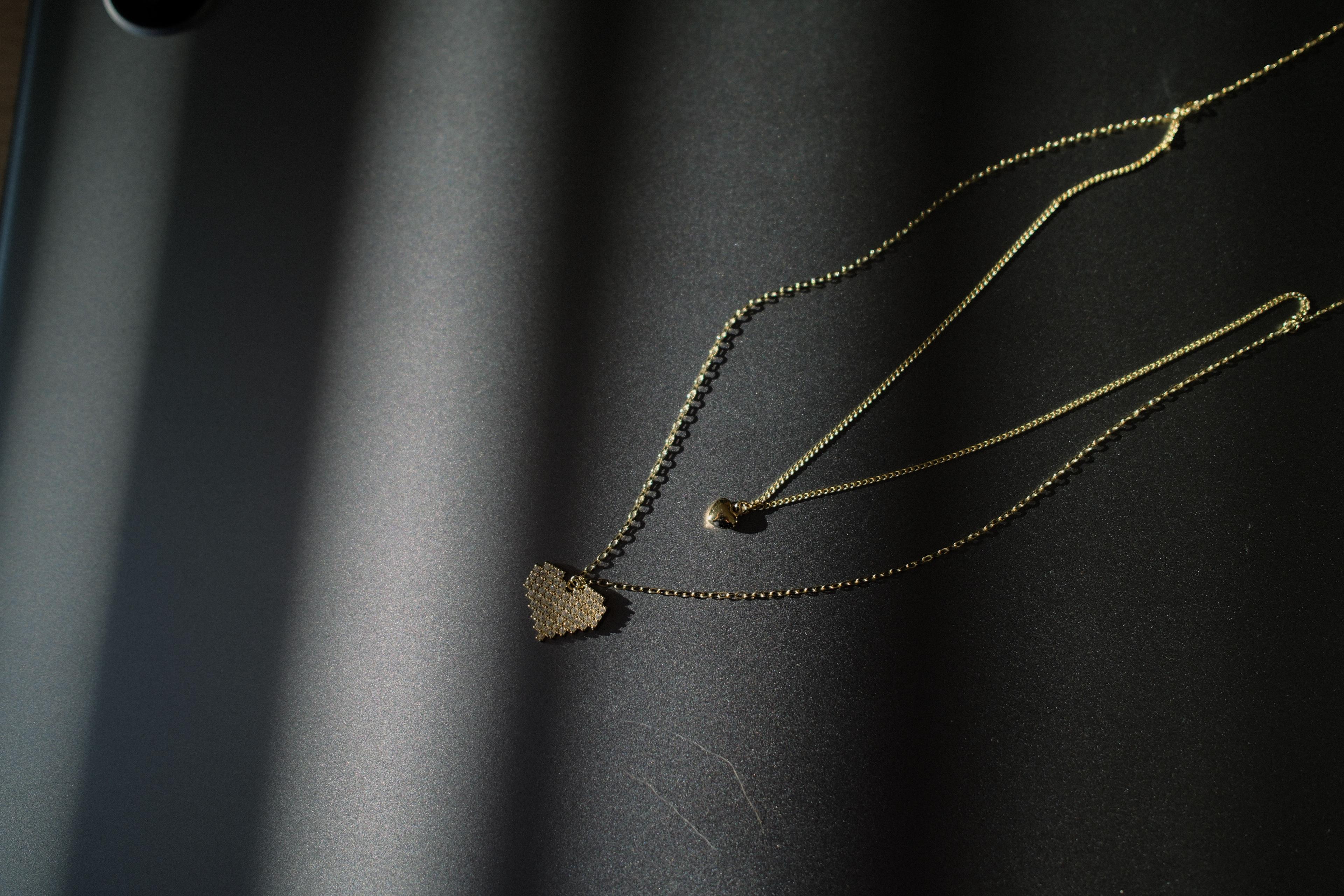 Pixel Heart Necklace