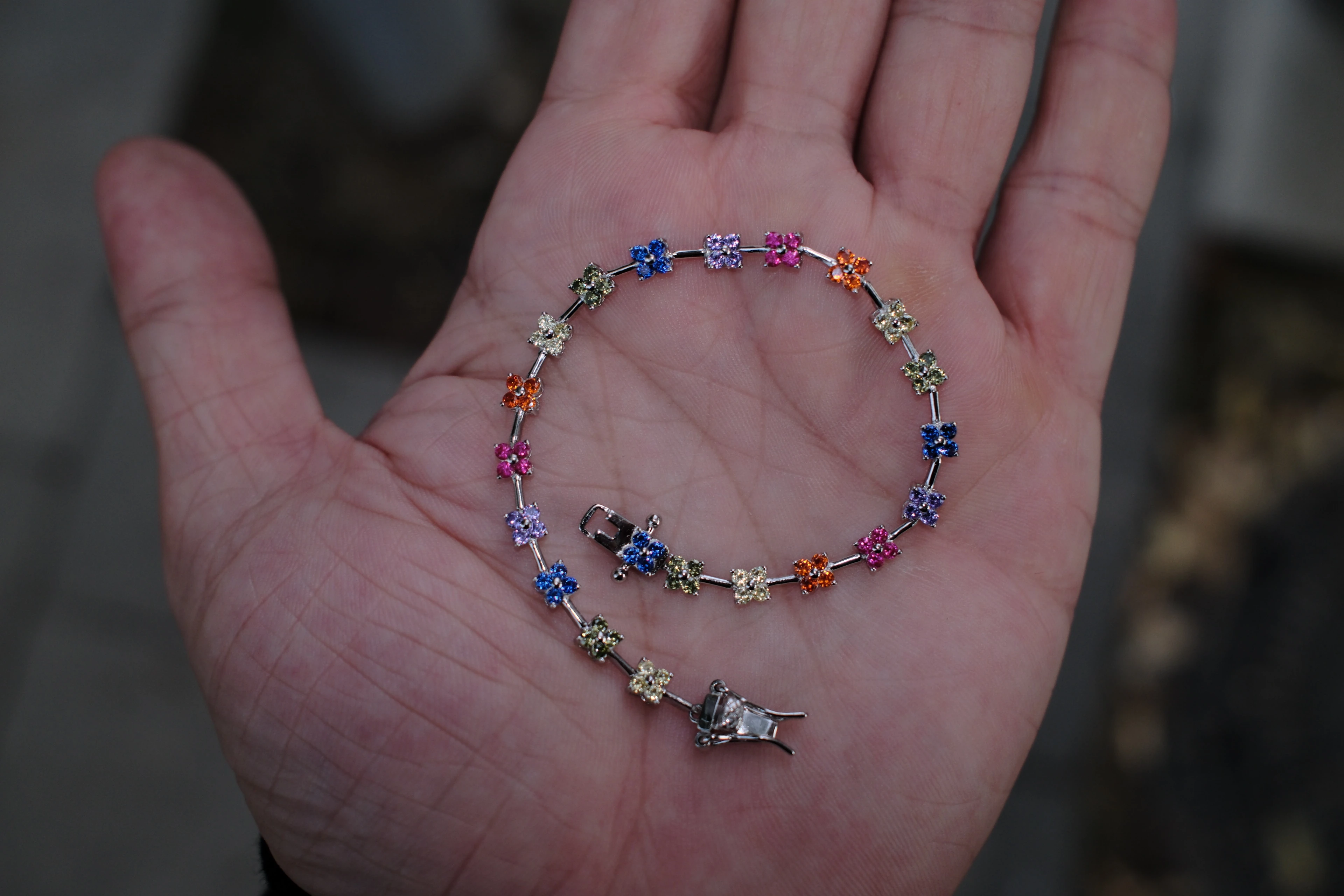 Colorful Clover Bracelet