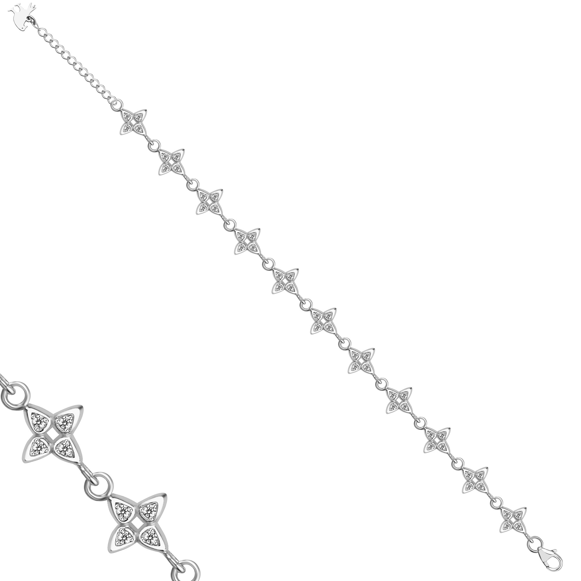 FOUR STAR BRACELET - Silver