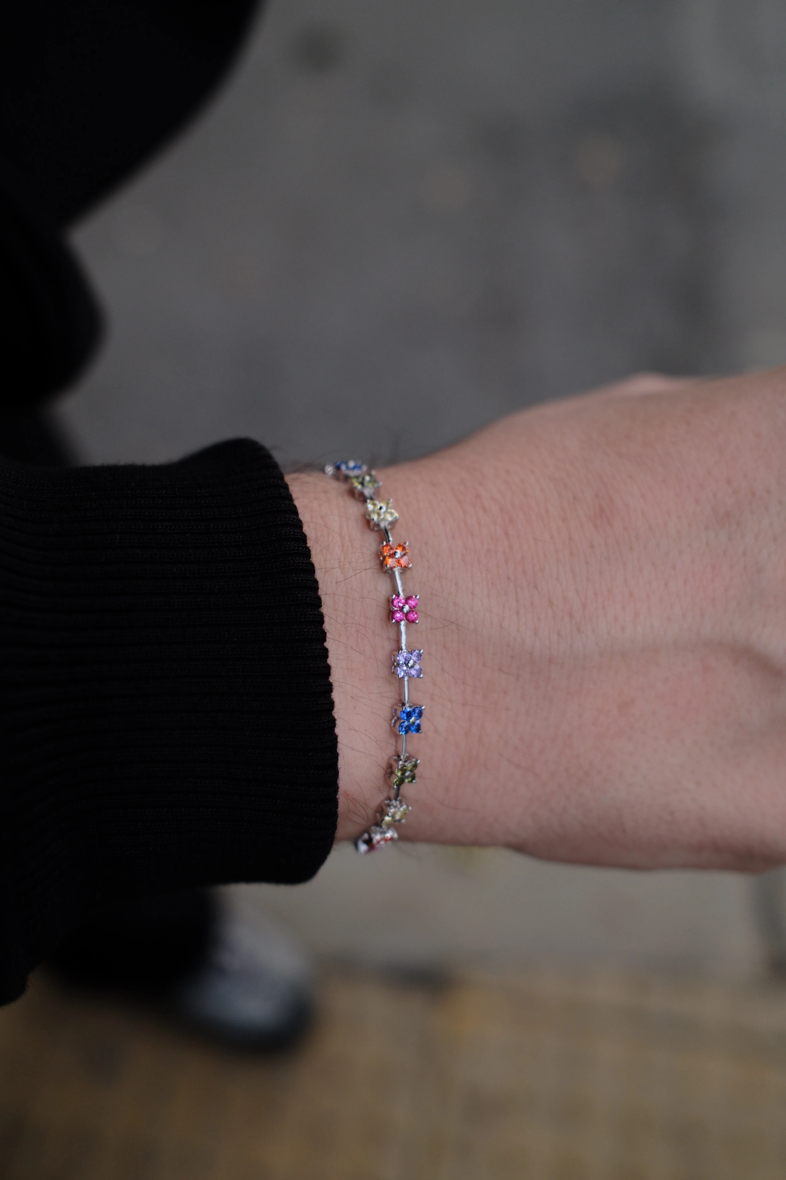 Colorful Clover Bracelet