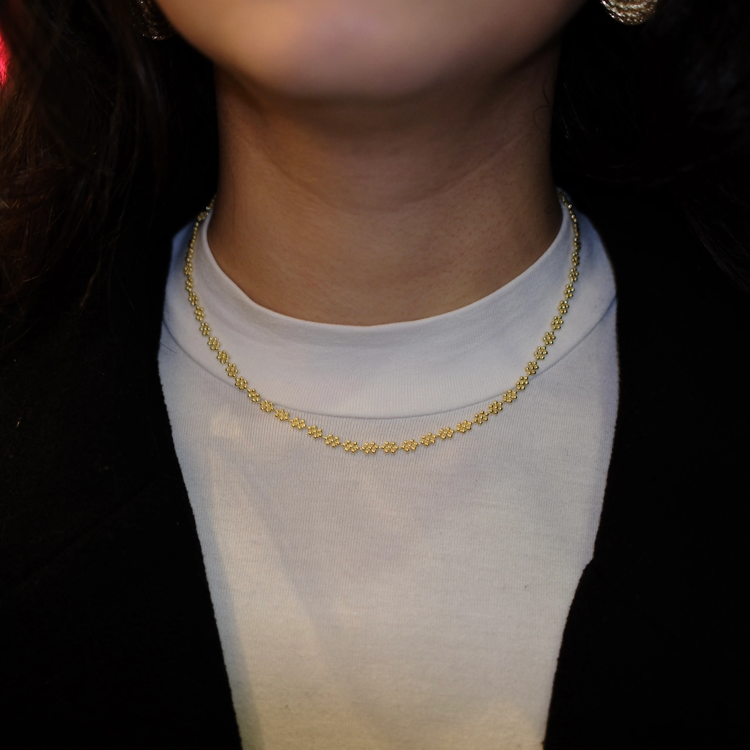 Flower Ball Necklace