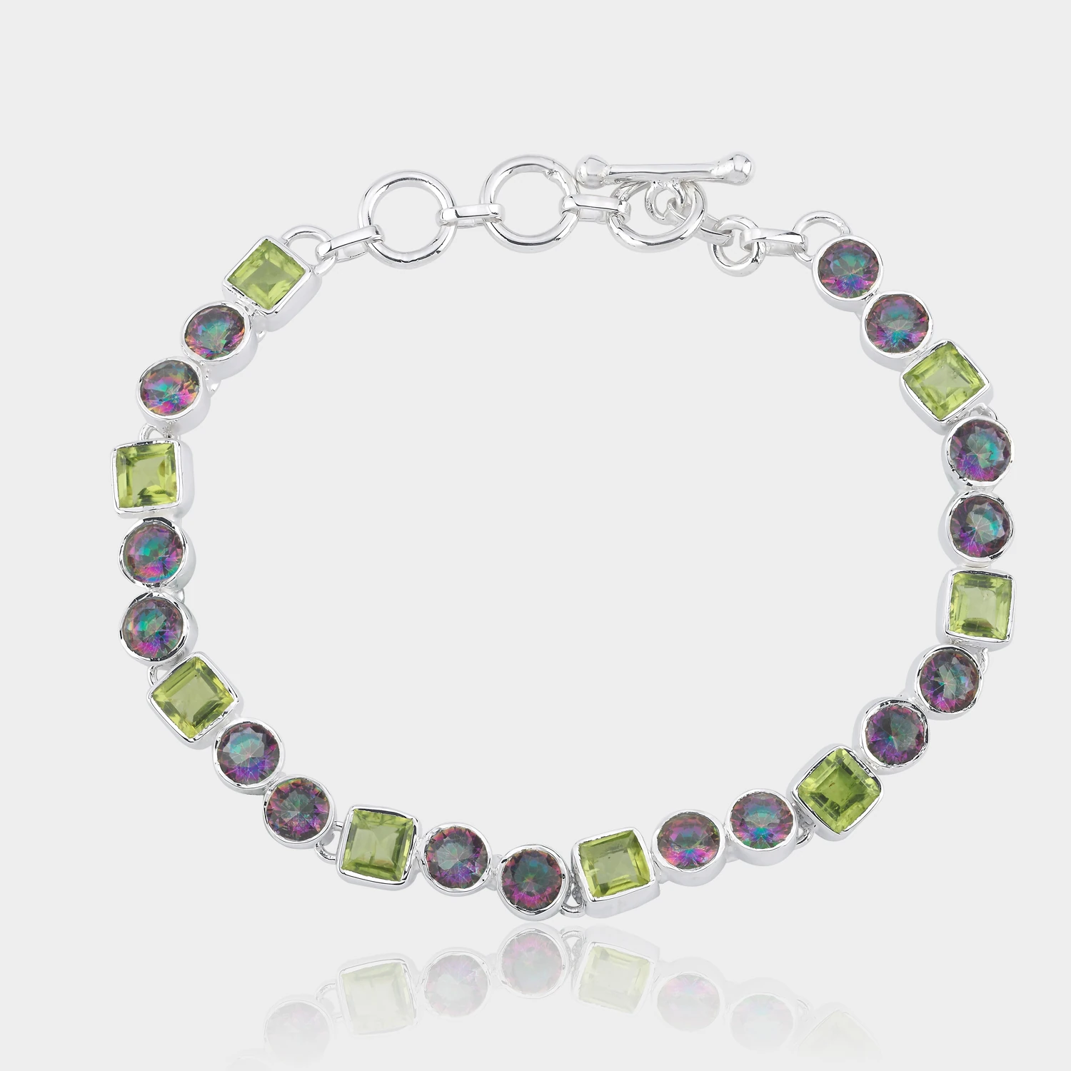 Mystic Topaz and Peridot 