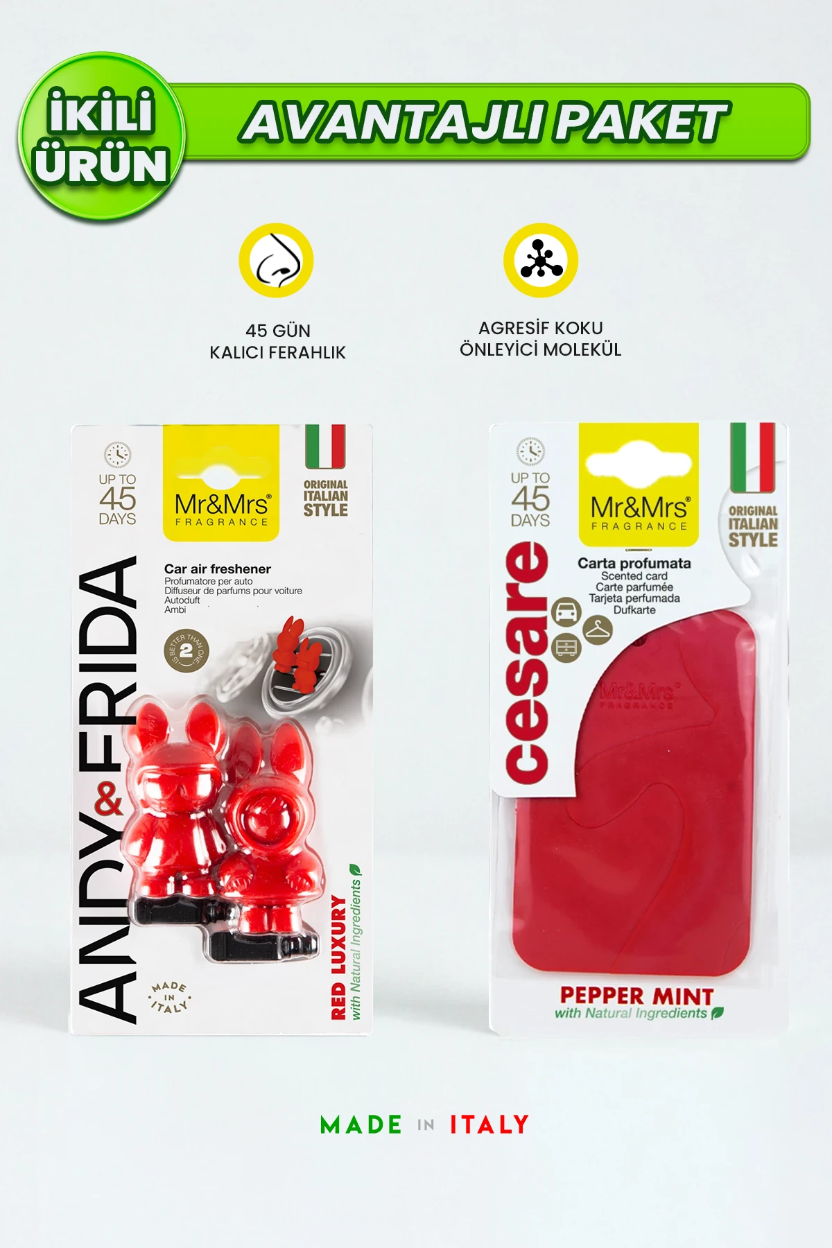 Andy&Frida ve Card Cesare 2'li Set