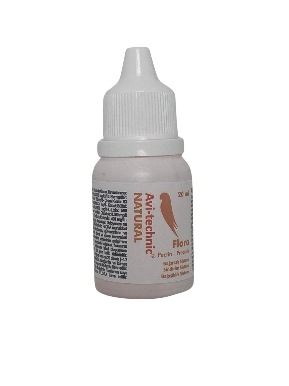 Avi-Technic FLORA PECTİN-PROPOLİS Kuş Takviyesi – Bağırsak, Sindirim ve Bağışıklık Desteği – 6’lı Paket (6 x 20 ml)