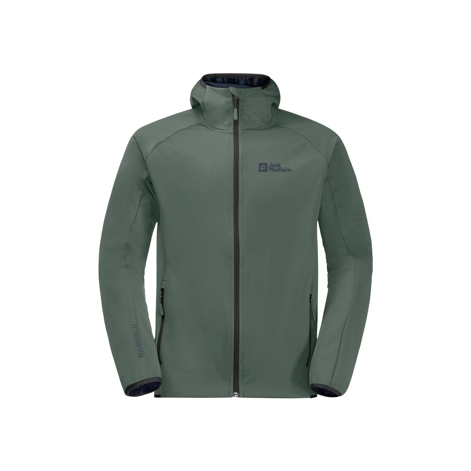 Jack Wolfskin Feldberg Softshell Erkek Outdoor Ceket Haki 1306922-4311