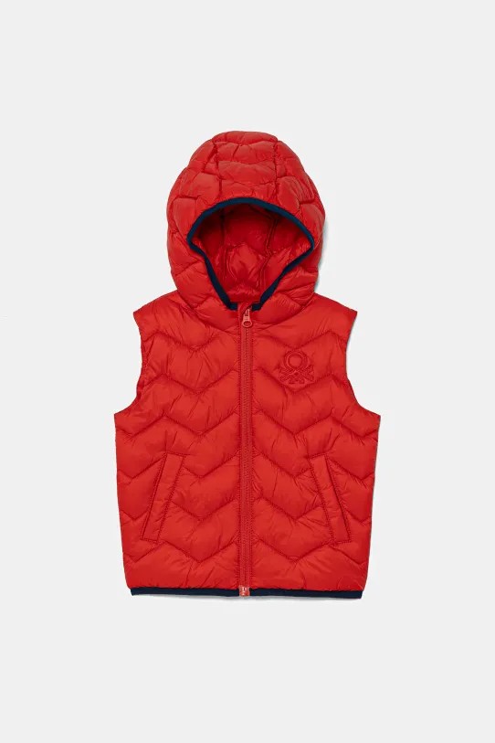 Benetton Bebek Kapüşonlu Şişme Yelek Kırmızı 2TWDGJ00G