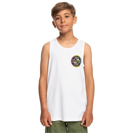 Quiksilver Core Bubble Erkek Çocuk Tank Top Atlet Beyaz EQBZT04602