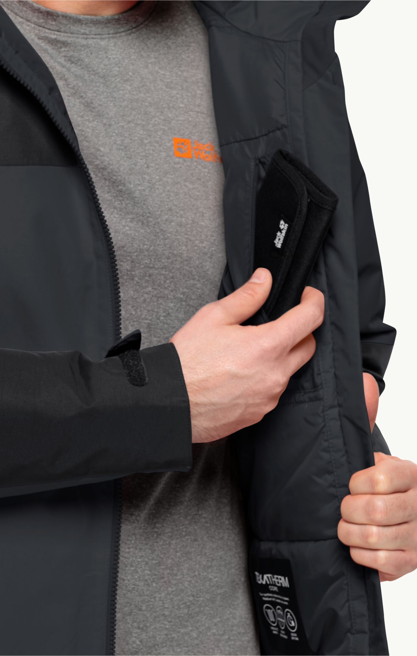 Jack Wolfskin Jasper 3IN1 Erkek Su Geçirmez Outdoor Mont 1115261