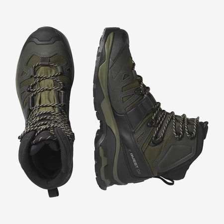 Salomon Quest 4 Gore-Tex ADV-C 4D Erkek Outdoor Taktik Bot Haki