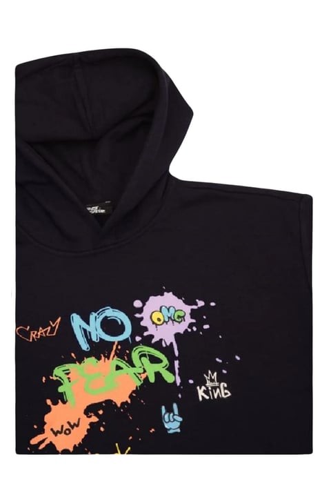 No Fear Erkek Çocuk Kapüşonlu Baskılı Sweatshirt B500371
