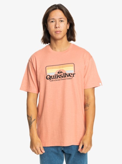 Quiksilver Step Inside Erkek Tişört Regular Fit EQYZT07678